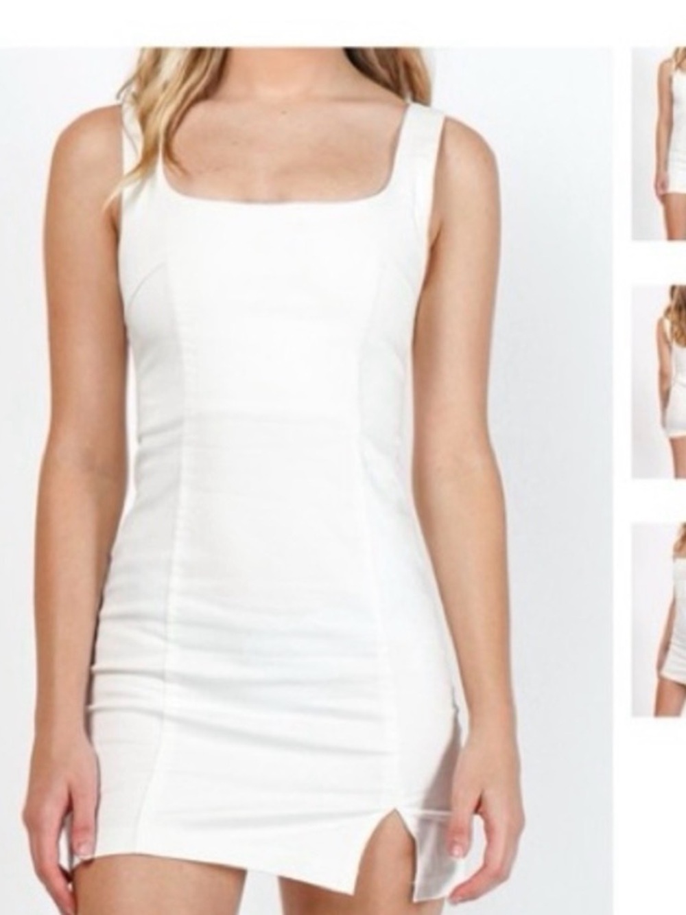 Chic White Mini Dress